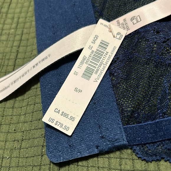 Victoria secret dream angels corset blue floral pattern - Picture 6 of 8